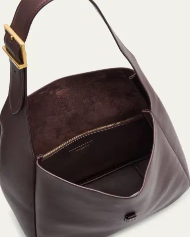 Saint Laurent Le 5 A 7 Large Shoulder Bucket Bag in Smooth Leather | Thumbnail 8 Saint Laurent Le 5 A 7 Large Shoulder Bucket Bag in Smooth Leather | Thumbnail 8