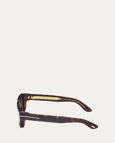 Tom Ford Men's FT1203M Acetate Rectangle Sunglasses | Thumbnail 3 Tom Ford Men's FT1203M Acetate Rectangle Sunglasses | Thumbnail 3