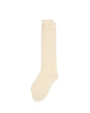 Valentino Garavani VLogo Cotton Knit Over-Calf Socks | Thumbnail 1