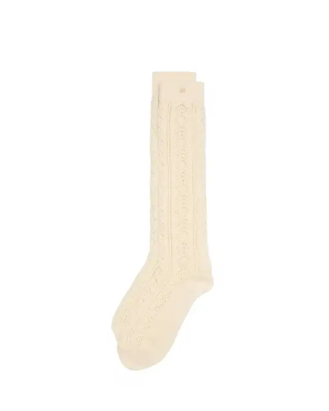 VLogo Cotton Knit Over-Calf Socks