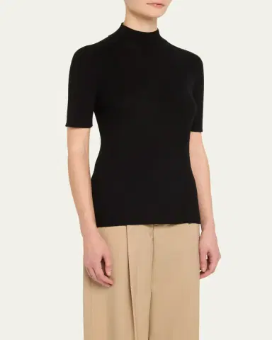 Lafayette 148 New York Ribbed Mock-Neck Sweater | Thumbnail 13 Lafayette 148 New York Ribbed Mock-Neck Sweater | Thumbnail 13
