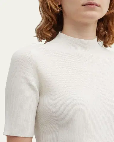 Lafayette 148 New York Ribbed Mock-Neck Sweater | Thumbnail 5 Lafayette 148 New York Ribbed Mock-Neck Sweater | Thumbnail 5