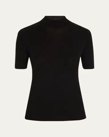 Lafayette 148 New York Ribbed Mock-Neck Sweater | Thumbnail 10 Lafayette 148 New York Ribbed Mock-Neck Sweater | Thumbnail 10