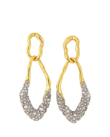 Alexis Bittar Solanales Crystal Double Link Earrings | Thumbnail 1