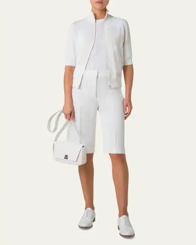 Akris Anouk Lite Flap Leather Crossbody Bag | Thumbnail 3