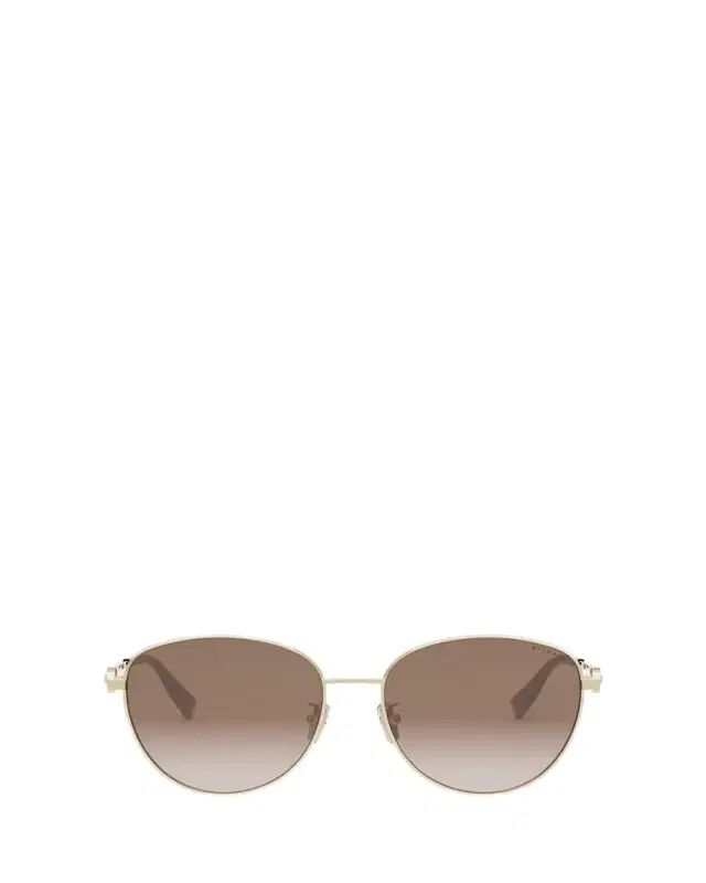 Round Metal & Nylon Sunglasses