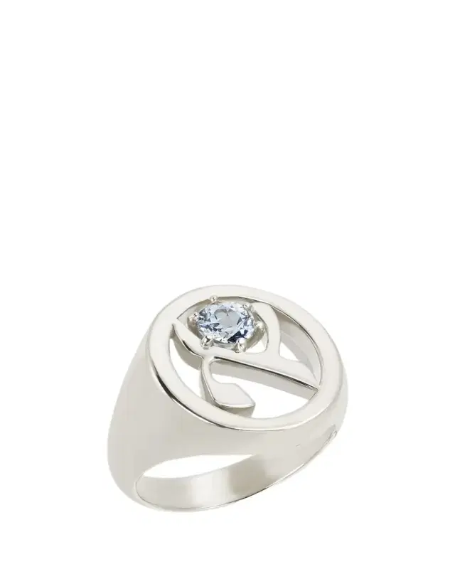 Procaccia Jewelry 18K Gold Hebrew ALEF Initial Signet Ring