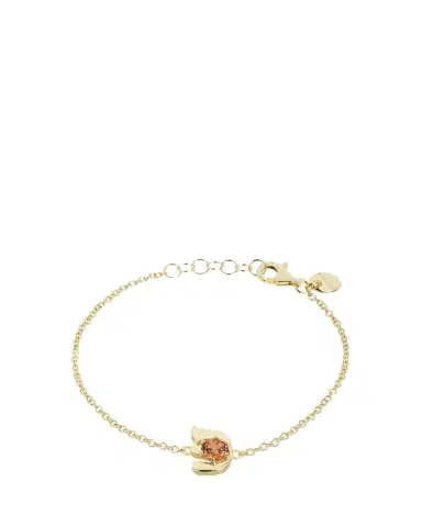 Procaccia Jewelry 18K Gold Hebrew PEH Initial Bracelet | Thumbnail 1
