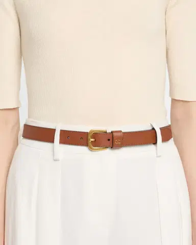Valentino Garavani VLogo Signature Embellished Leather Belt, 25mm | Thumbnail 2