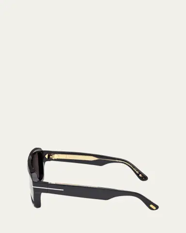 Tom Ford Men's FT1202M Acetate Rectangle Sunglasses | Thumbnail 3 Tom Ford Men's FT1202M Acetate Rectangle Sunglasses | Thumbnail 3