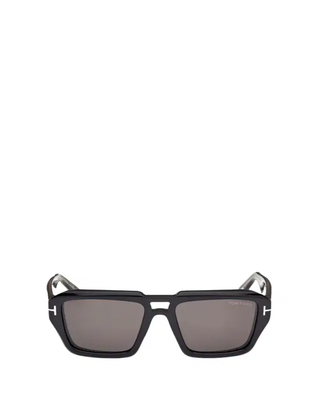 TOM FORD Men's FT1202M Acetate Rectangle Sunglasses