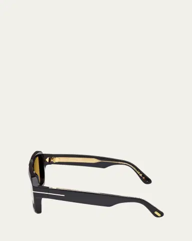 Tom Ford Men's FT1202M Acetate Rectangle Sunglasses | Thumbnail 3 Tom Ford Men's FT1202M Acetate Rectangle Sunglasses | Thumbnail 3