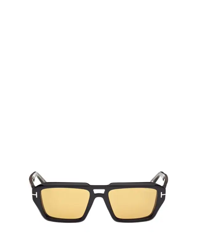 TOM FORD Men's FT1202M Acetate Rectangle Sunglasses