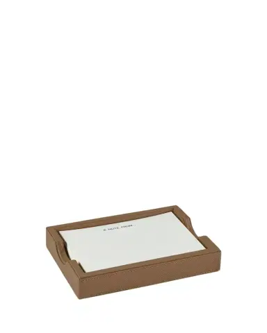 Graphic Image Leather Memo Tray with 100 "A Note From" Note Cards | Thumbnail 1