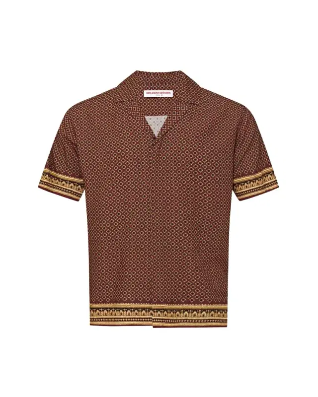 Men's Maitan Solmio Geometric Camp Shirt