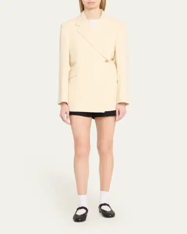 Miu Miu Leather Band Ballerina Flats | Thumbnail 3
