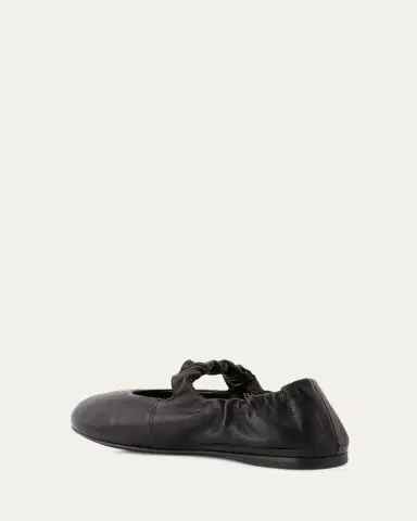 Miu Miu Leather Band Ballerina Flats | Thumbnail 4