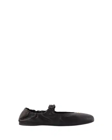 Miu Miu Leather Band Ballerina Flats | Thumbnail 1