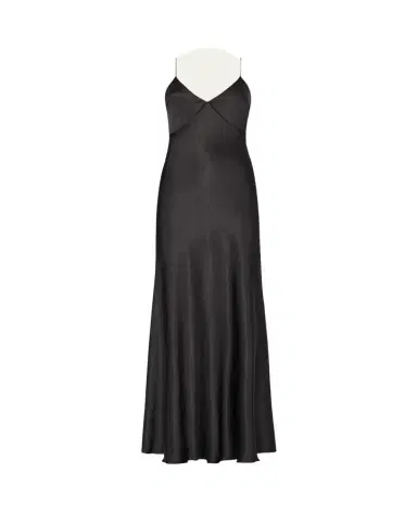 Milly Addie Cutout Hammered Satin Cami Maxi Dress | Thumbnail 1 Milly Addie Cutout Hammered Satin Cami Maxi Dress | Thumbnail 1