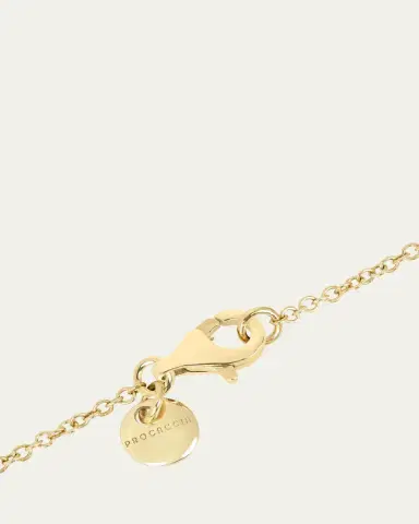Procaccia Jewelry 18K Gold Hebrew SAMECH Initial Necklace | Thumbnail 4 Procaccia Jewelry 18K Gold Hebrew SAMECH Initial Necklace | Thumbnail 4