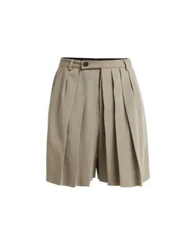 SETCHU Hakama Pleated Wool Shorts | Thumbnail 1