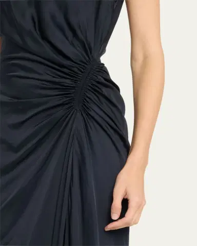 A.L.C. Inez Pleated High-Neck Gown | Thumbnail 5