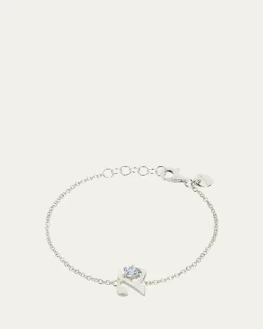 Procaccia Jewelry 18K Gold Hebrew ALEF Initial Bracelet | Thumbnail 4 Procaccia Jewelry 18K Gold Hebrew ALEF Initial Bracelet | Thumbnail 4