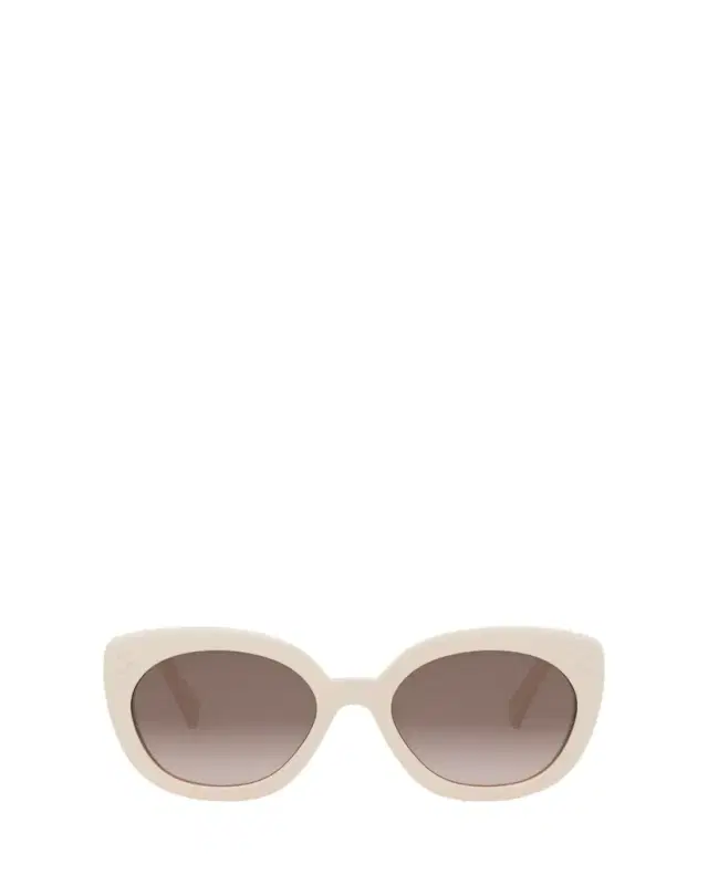 Bold 3 Dots Acetate Butterfly Sunglasses