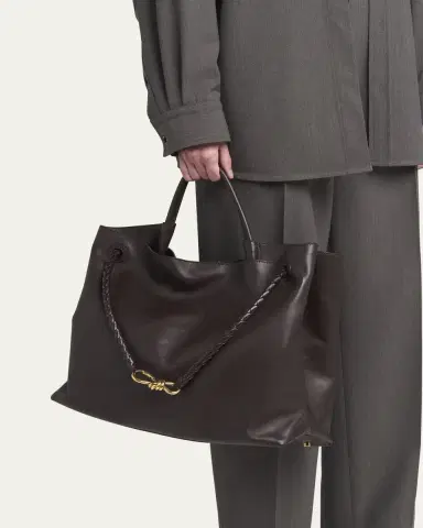 Bottega Veneta Andiamo Large Leather Tote Bag | Thumbnail 2