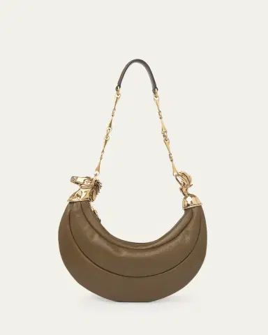 Chloé Horse Chain Shoulder Bag in Calfskin Leather | Thumbnail 2 Chloé Horse Chain Shoulder Bag in Calfskin Leather | Thumbnail 2
