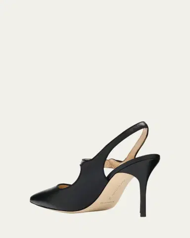 Manolo Blahnik Camparisli Leather Mary Jane Slingback Pumps | Thumbnail 4 Manolo Blahnik Camparisli Leather Mary Jane Slingback Pumps | Thumbnail 4