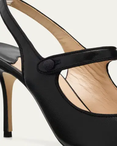 Manolo Blahnik Camparisli Leather Mary Jane Slingback Pumps | Thumbnail 5 Manolo Blahnik Camparisli Leather Mary Jane Slingback Pumps | Thumbnail 5