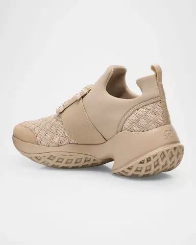 Roger Vivier Viv Run Strass Buckle Chunky Sneakers | Thumbnail 3