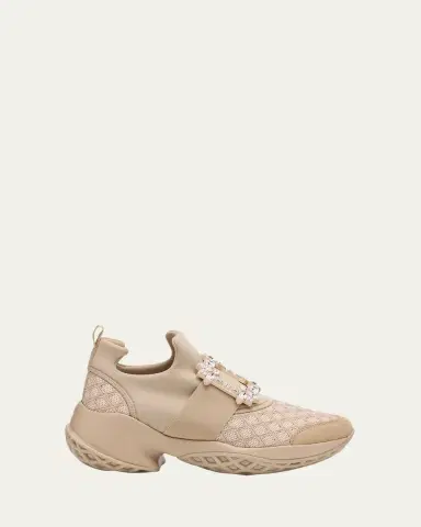 Roger Vivier Viv Run Strass Buckle Chunky Sneakers | Thumbnail 6