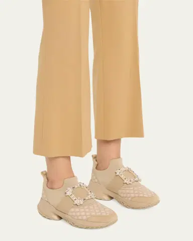 Roger Vivier Viv Run Strass Buckle Chunky Sneakers | Thumbnail 7