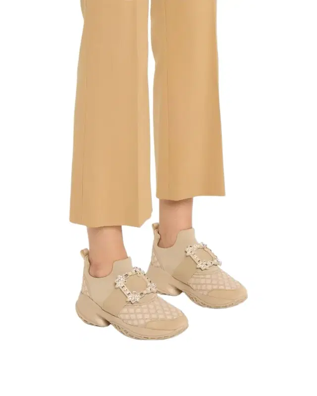 Viv Run Strass Buckle Chunky Sneakers
