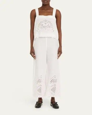 BODE Belvoir Broderie Anglaise Lace Tank Top | Thumbnail 2 BODE Belvoir Broderie Anglaise Lace Tank Top | Thumbnail 2
