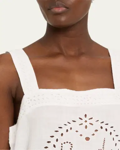 BODE Belvoir Broderie Anglaise Lace Tank Top | Thumbnail 5 BODE Belvoir Broderie Anglaise Lace Tank Top | Thumbnail 5