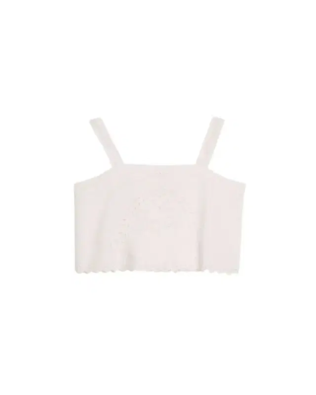 Belvoir Broderie Anglaise Lace Tank Top