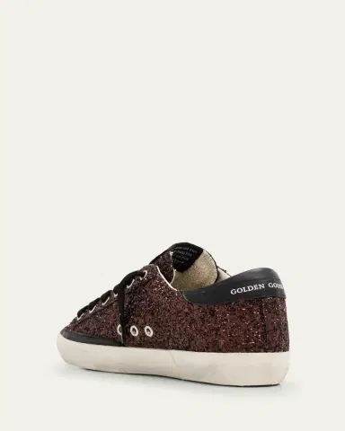 Golden Goose Super-Star Low-Top Glitter Sneakers | Thumbnail 4 Golden Goose Super-Star Low-Top Glitter Sneakers | Thumbnail 4