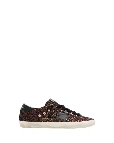 Golden Goose Super-Star Low-Top Glitter Sneakers | Thumbnail 1 Golden Goose Super-Star Low-Top Glitter Sneakers | Thumbnail 1