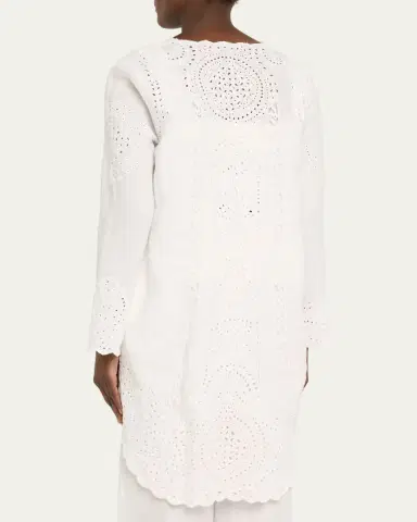 BODE Belvoir Broderie Anglaise Lace Top | Thumbnail 3