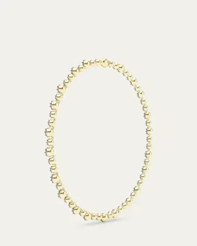 HauteCarat 18K Georgian Cut Lab Grown Diamond Necklace | Thumbnail 2