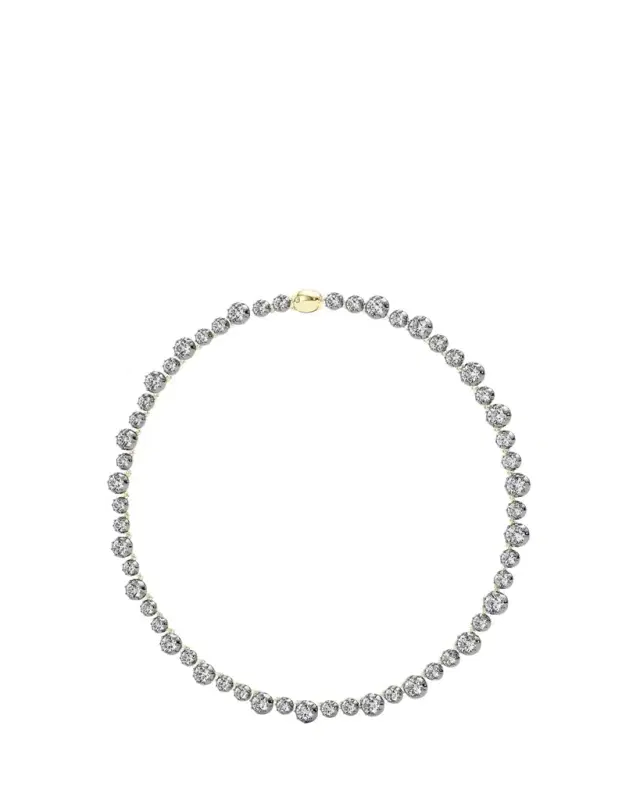 HauteCarat 18K Georgian Cut Lab Grown Diamond Necklace