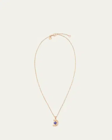 Procaccia Jewelry 18K Gold Hebrew KHAF Initial Necklace | Thumbnail 3