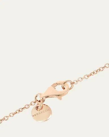 Procaccia Jewelry 18K Gold Hebrew KHAF Initial Necklace | Thumbnail 4
