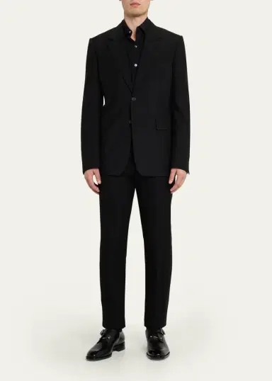 Christian Louboutin Men's Chambeli Monk-Strap Leather Loafers | Thumbnail 3 Christian Louboutin Men's Chambeli Monk-Strap Leather Loafers | Thumbnail 3