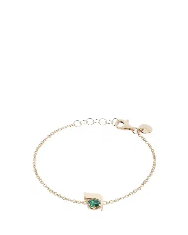 Procaccia Jewelry 18K Gold Hebrew RESH Initial Bracelet | Thumbnail 1 Procaccia Jewelry 18K Gold Hebrew RESH Initial Bracelet | Thumbnail 1