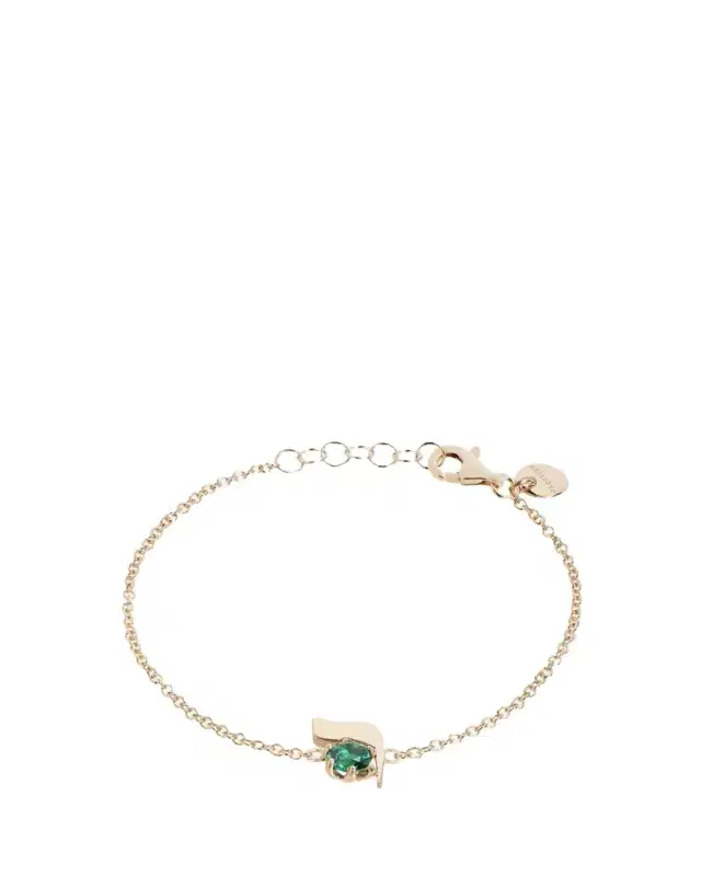 Procaccia Jewelry 18K Gold Hebrew RESH Initial Bracelet