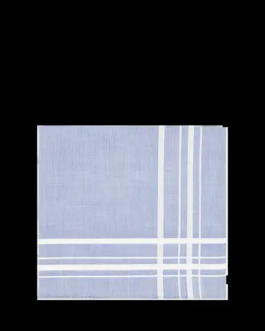Simonnot Godard Men's Egyptian Cotton Check Pocket Square | Thumbnail 2